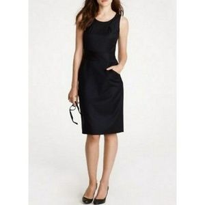 J. Crew Work Solid Sleeveless Dress with Pockets!
